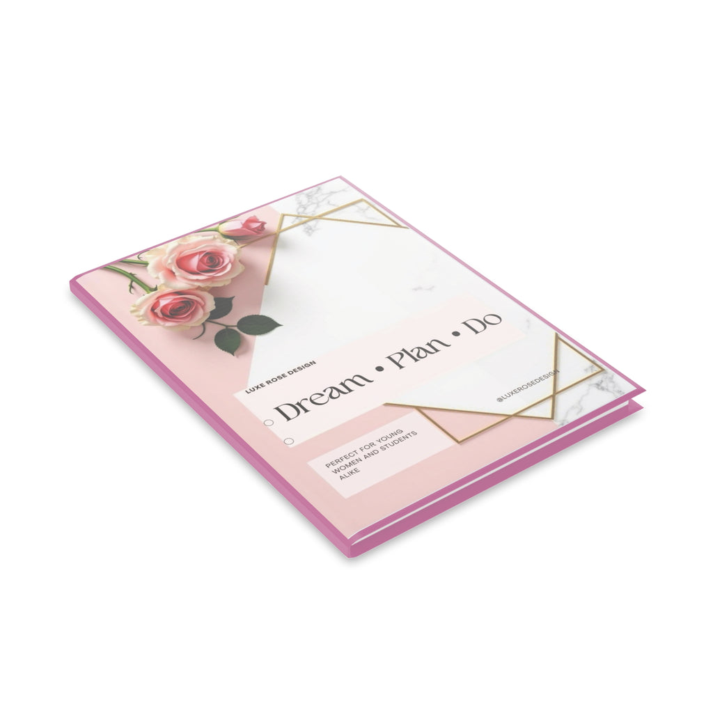 Dream Plan Journal – Elegant Hardcover Notebook for Girls & Students