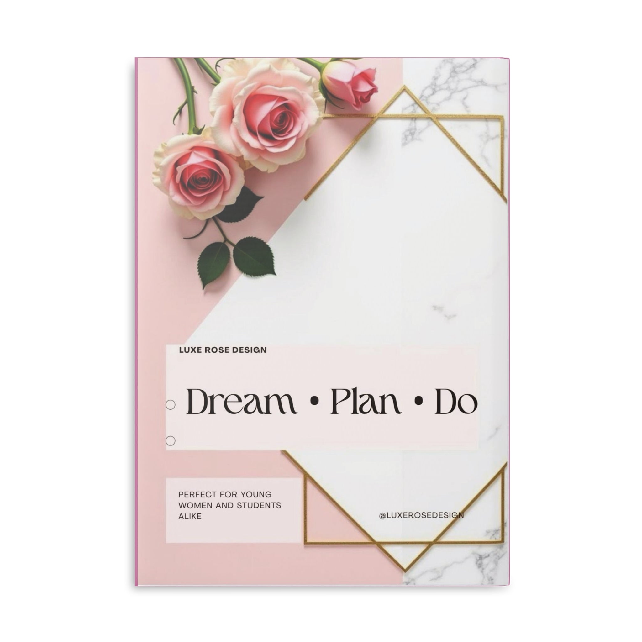 Dream Plan Journal – Elegant Hardcover Notebook for Girls & Students