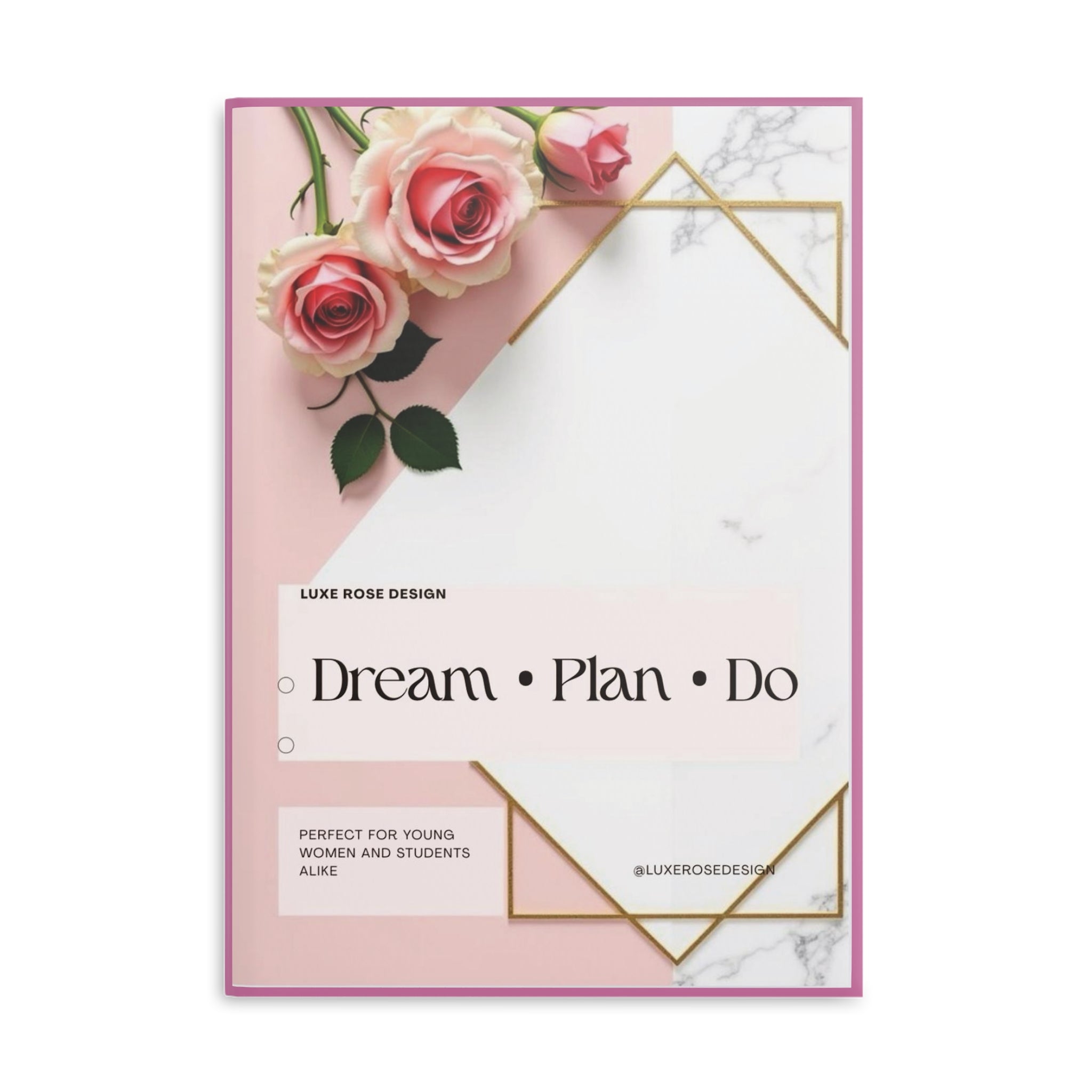 Dream Plan Journal – Elegant Hardcover Notebook for Girls & Students