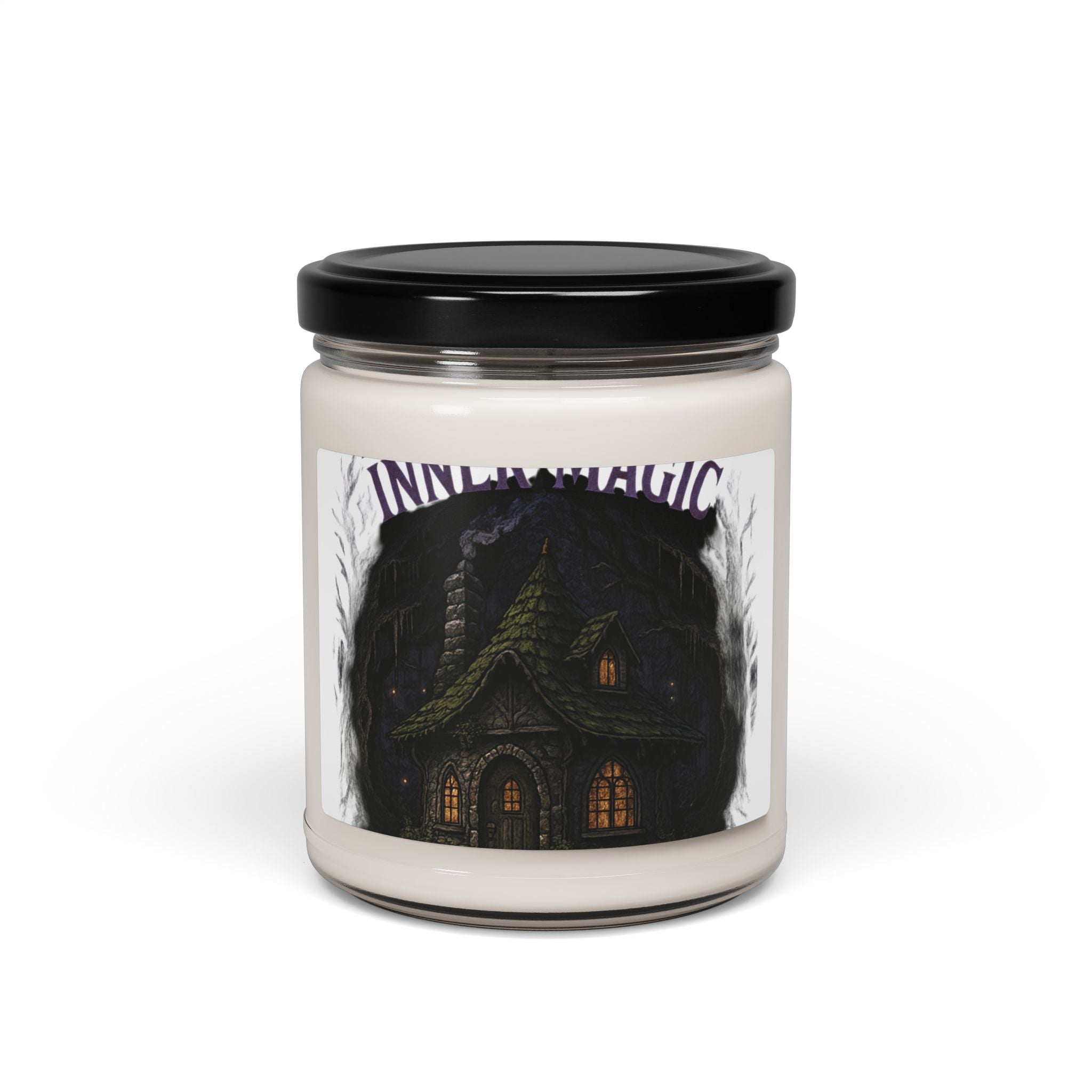 Cozy Witch Cottage Soy Candle — 9oz Scented Jar (Inner Magic)