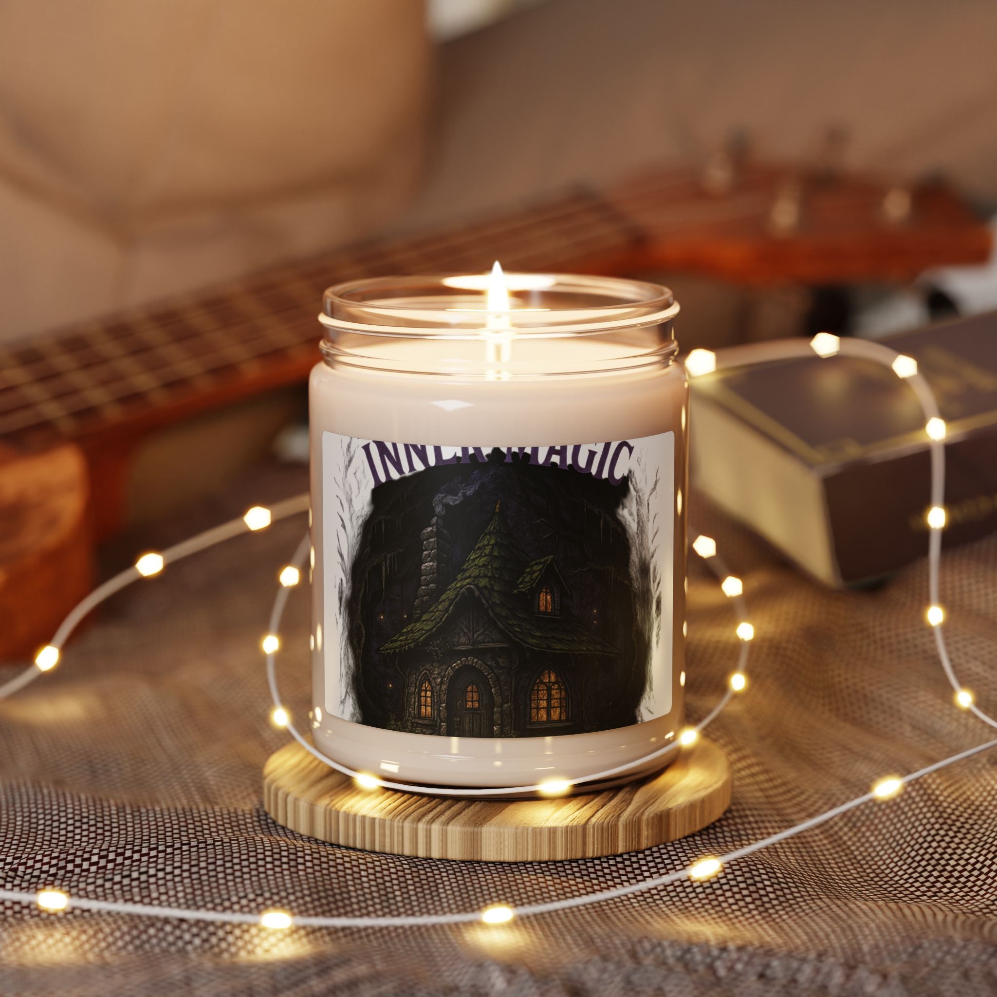 Cozy Witch Cottage Soy Candle — 9oz Scented Jar (Inner Magic)