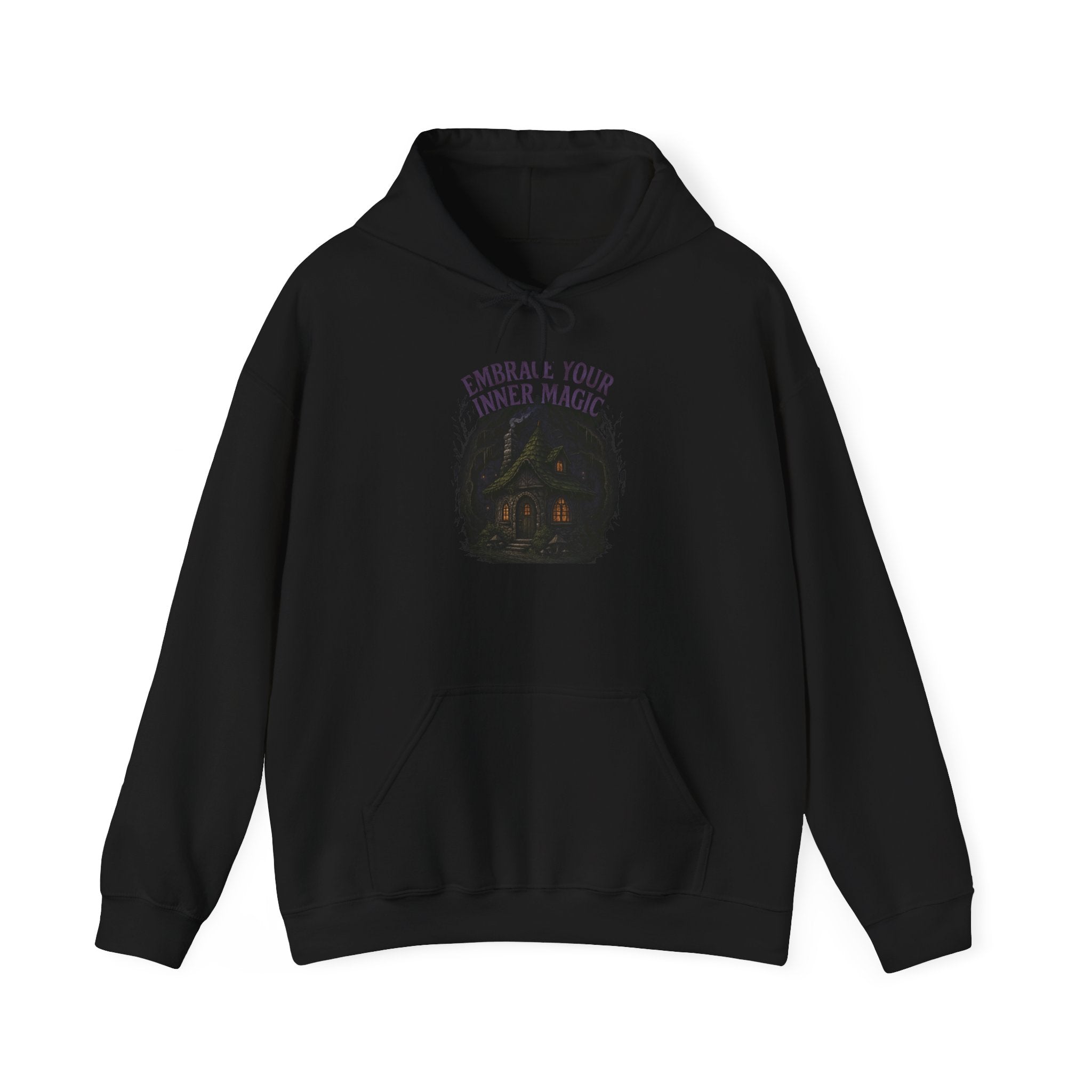Embrace Your Inner Magic Hoodie — Mystical Forest Witch Graphic Sweatshirt